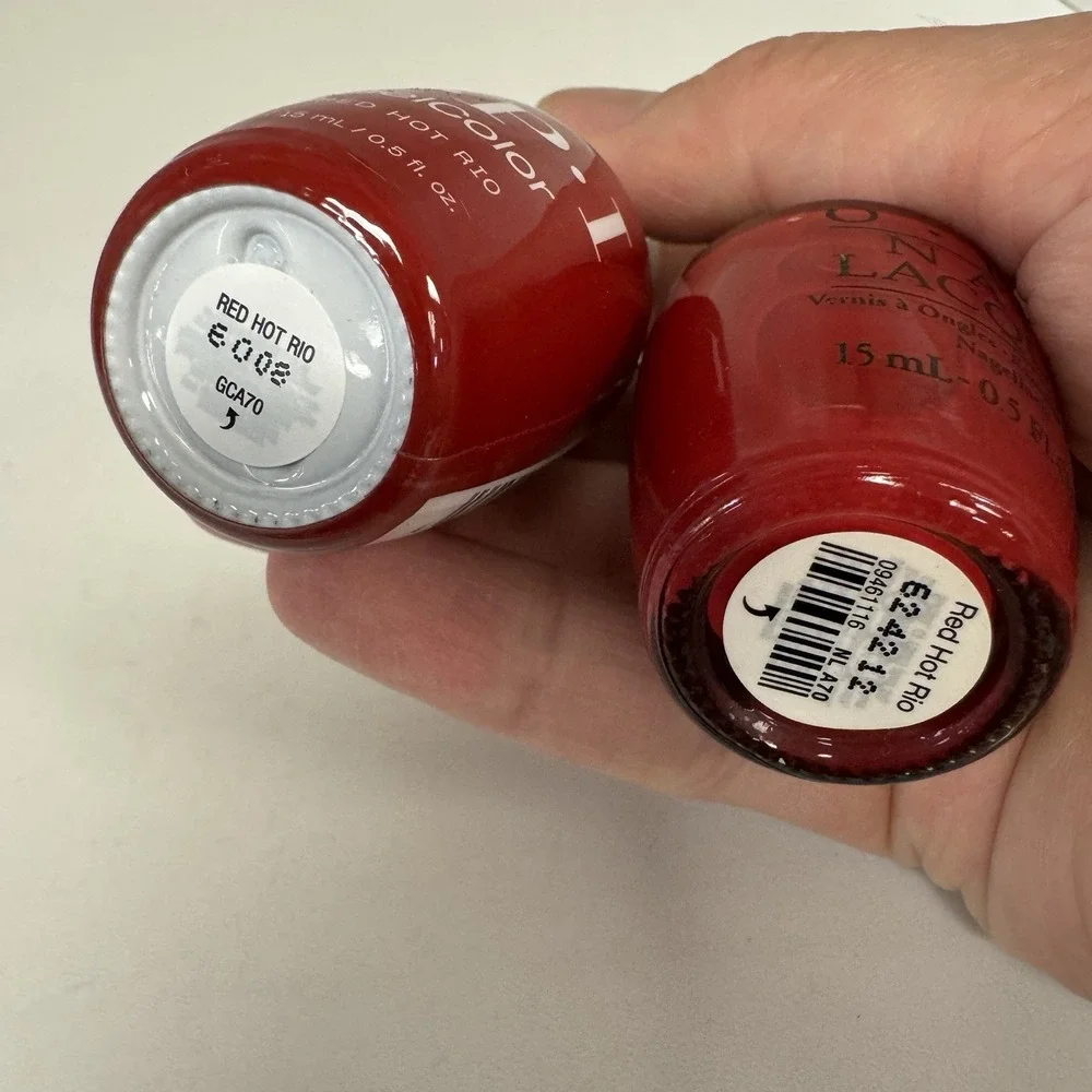 OPI GELCOLOR + Duo MATCHING GEL POLISH RED HOT RIO (GC A70 / NL A70)